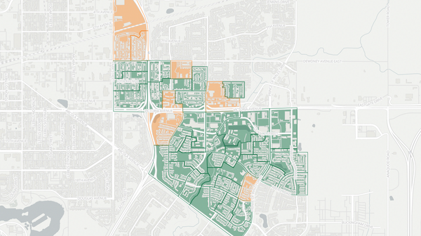 2020 Regina Gardiner Park poll map