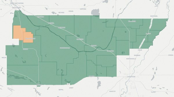2020 Biggar-Sask Valley poll map