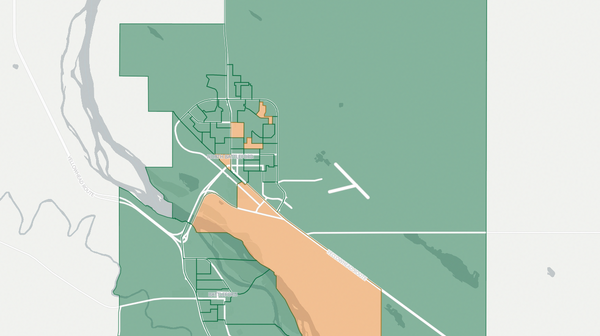 2020 The Battlefords poll map