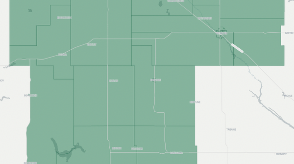 2020 Weyburn-Big Muddy poll map