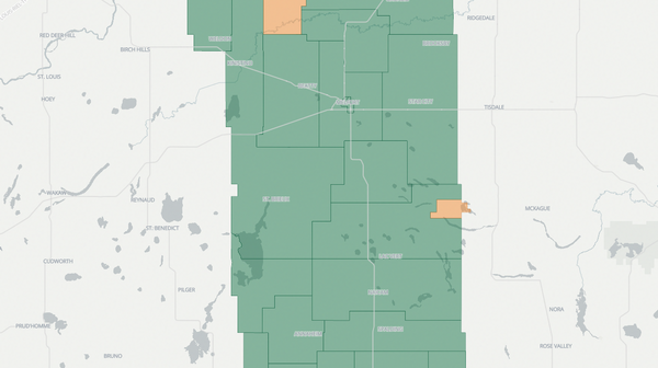 2024 Melfort poll map
