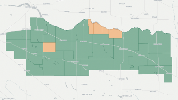2024 Moosomin-Montmartre poll map