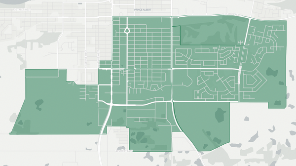 2024 Prince Albert Carlton poll map