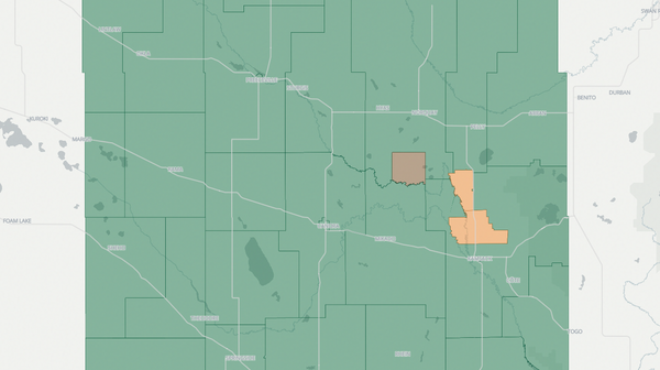 2024 Canora-Pelly poll map