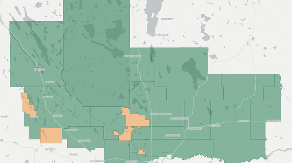 2024 Saskatchewan Rivers poll map