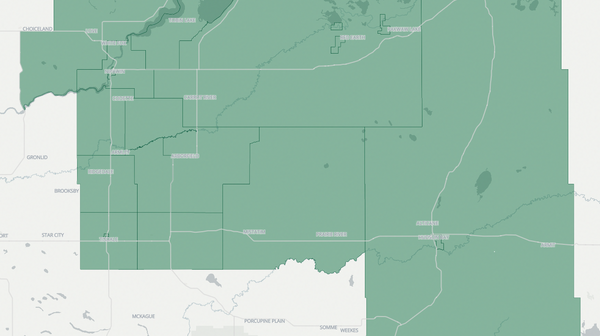 2024 Carrot River Valley poll map