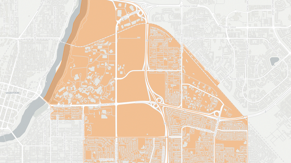 2024 Saskatoon University-Sutherland poll map
