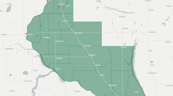 2024 Dakota-Arm River poll map