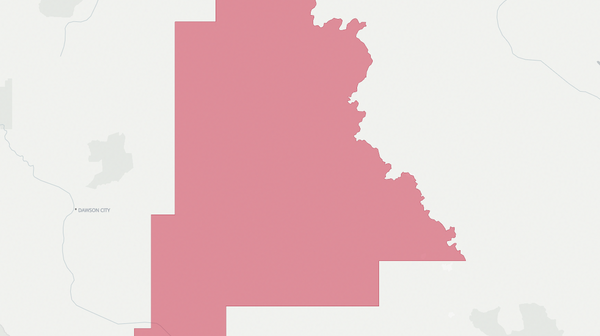 2021 Mayo-Tatchun poll map