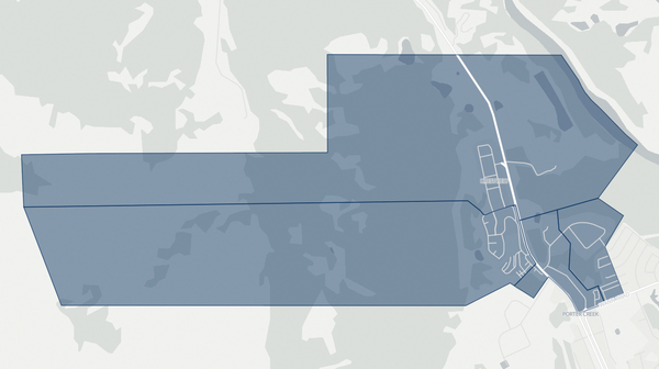 2025 Porter Creek North poll map
