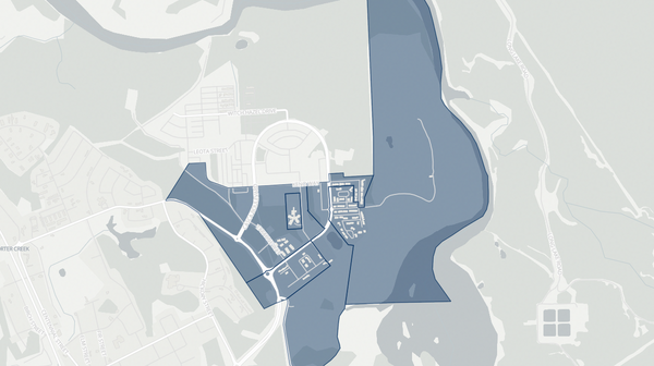 2025 Whistle Bend South poll map